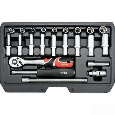 Hand Tools Sets: YATO set nasadnih ključeva 1/4" – model YT-14451 - Komplet at lalafo.rs — 1 Hand Tools Sets: YATO set nasadnih ključeva 1/4" – model YT-14451 - Komplet — 1