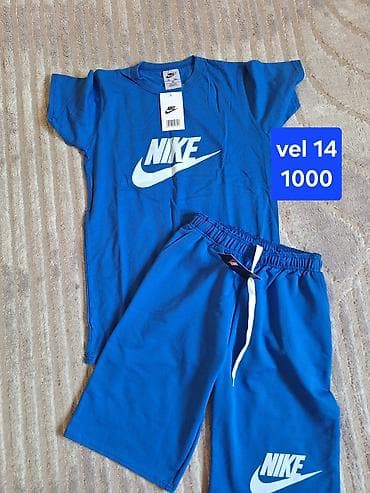 Dečiji komplet Nike – majica kratkih rukava i sorc - Boje: plava i na lalafo.rs — 2 Dečiji komplet Nike – majica kratkih rukava i sorc - Boje: plava i — 2