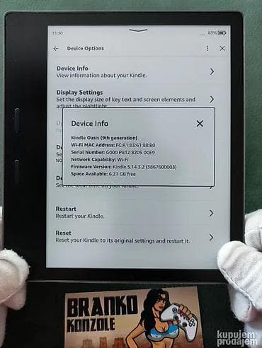 Najmocniji model Amazon Kindle OASIS 2 U pitanju je premium model na lalafo.rs — 3 Najmocniji model Amazon Kindle OASIS 2 U pitanju je premium model — 3