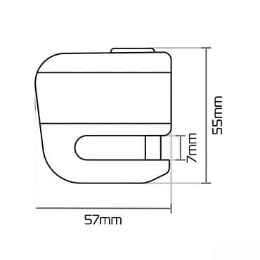OXFORD Micro XA5 – alarmni disk brava za motocikle/skutere - na lalafo.rs OXFORD Micro XA5 – alarmni disk brava za motocikle/skutere -