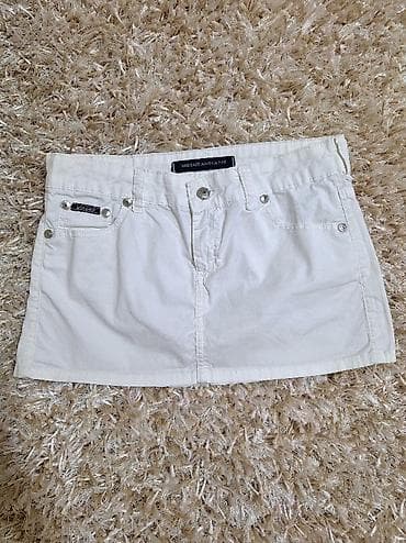 Versace Jeans Couture mini suknja – original - Model: bela mini na lalafo.rs — 1 Versace Jeans Couture mini suknja – original - Model: bela mini — 1