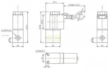 Elektromagnetni ventil 2V025-08, 220V AC, 1/8" - Tip: 2/2 putni at lalafo.rs — 1 Elektromagnetni ventil 2V025-08, 220V AC, 1/8" - Tip: 2/2 putni — 1