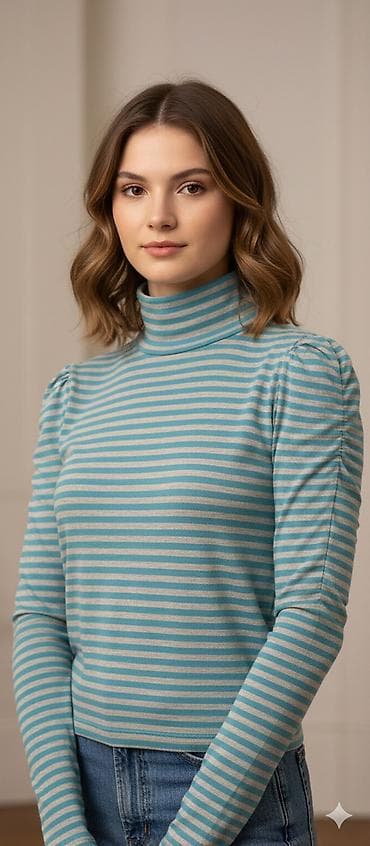 Pruge rolka majica sa dugim rukavima - Dizajn: horizontalne pruge u na lalafo.rs Pruge rolka majica sa dugim rukavima - Dizajn: horizontalne pruge u