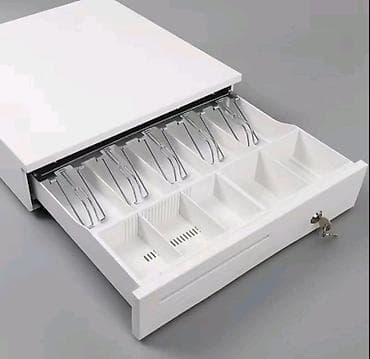 Fiskalna kasa – metalna fioka za novac (POS cash drawer), bela - na lalafo.rs — 1 Fiskalna kasa – metalna fioka za novac (POS cash drawer), bela - — 1