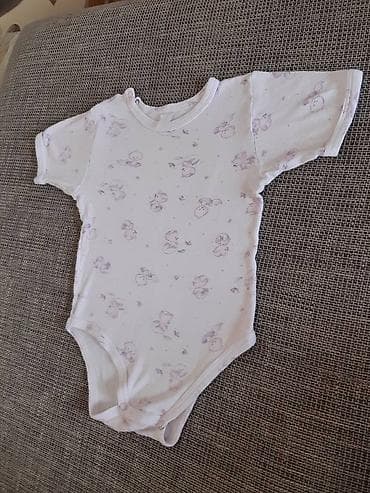 Bebi bodi sa kratkim rukavima - Boja: bela sa nežnim ljubičastim na lalafo.rs — 3 Bebi bodi sa kratkim rukavima - Boja: bela sa nežnim ljubičastim — 3