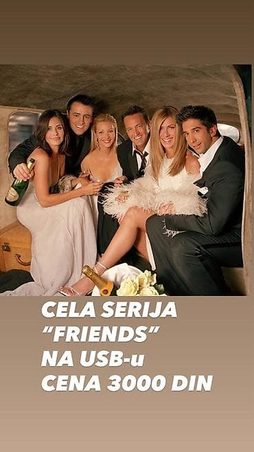 Cela serija “Friends” na USB-u. - Kompletnih 10 sezona legendarne na lalafo.rs Cela serija “Friends” na USB-u. - Kompletnih 10 sezona legendarne