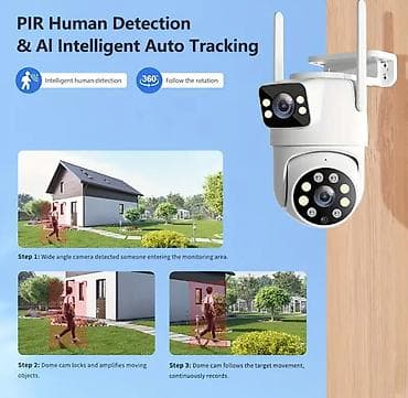 SZSINOCAMHua TY‑Q2 WiFi sigurnosna kamera – Dual Camera, Dual Picture at lalafo.rs — 2 SZSINOCAMHua TY‑Q2 WiFi sigurnosna kamera – Dual Camera, Dual Picture — 2