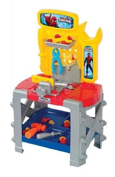 Dečija radionica – Spider-Man tematski set alata - Tematski radni sto na lalafo.rs Dečija radionica – Spider-Man tematski set alata - Tematski radni sto
