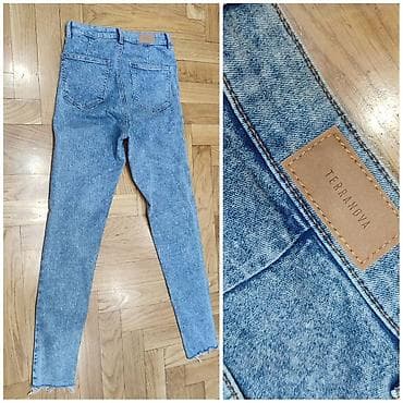 pantalone gina benotti: Terranova farmerke – model sa visokim strukom i dugmetima sprijeda na lalafo.rs — 2 pantalone gina benotti: Terranova farmerke – model sa visokim strukom i dugmetima sprijeda — 2