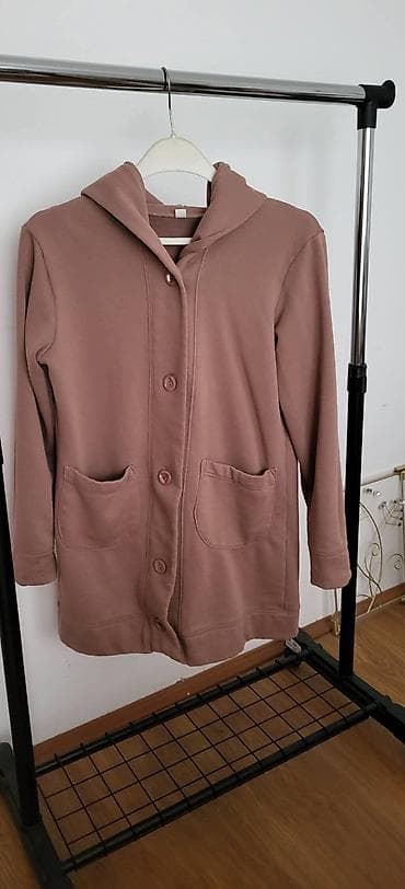 Women's Sweatshirts: Ženska dugačka dukserica/kaputić u boji tople mauve/ružičasto-braon. - at lalafo.rs — 1 Women's Sweatshirts: Ženska dugačka dukserica/kaputić u boji tople mauve/ružičasto-braon. - — 1