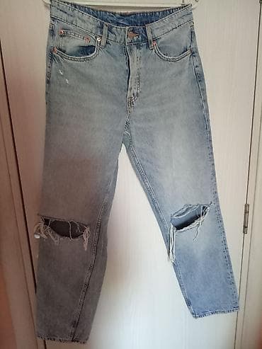 H&M farmerke, dublji struk, ravne nogavice, jako lepo stoje na lalafo.rs — 2 H&M farmerke, dublji struk, ravne nogavice, jako lepo stoje — 2