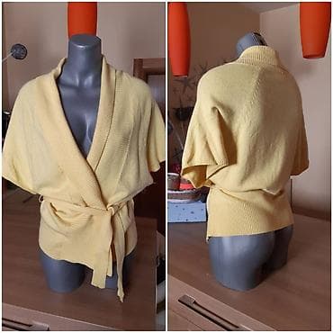 Miss Two žuti kardigan/bolero sa pojasom - Model: kratki rukavi na lalafo.rs — 2 Miss Two žuti kardigan/bolero sa pojasom - Model: kratki rukavi — 2