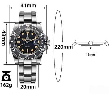 ADDIESDIVE AD2054 - 41mm - Crna - Rolex Submariner Homage ADDIESDIVE na lalafo.rs — 10 ADDIESDIVE AD2054 - 41mm - Crna - Rolex Submariner Homage ADDIESDIVE — 10