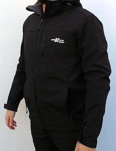 Muška softshell jakna crne boje, pogodna za različite aktivnosti na na lalafo.rs Muška softshell jakna crne boje, pogodna za različite aktivnosti na