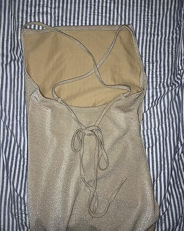 Prelepa haljina Bez sa sljokicama Velicina S Ledja su otvorena na na lalafo.rs — 5 Prelepa haljina Bez sa sljokicama Velicina S Ledja su otvorena na — 5