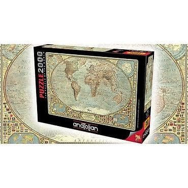 Anatolian Puzzle – Stara mapa sveta, 2000 delova - Brend: Anatolian - na lalafo.rs Anatolian Puzzle – Stara mapa sveta, 2000 delova - Brend: Anatolian -