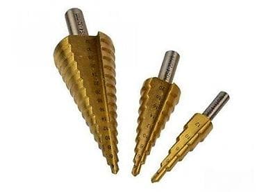 Tools & Equipment: Set stepenastih burgija za metal – HSS, 3 kom, 4-32 mm GEKO, Poljska at lalafo.rs — 3 Tools & Equipment: Set stepenastih burgija za metal – HSS, 3 kom, 4-32 mm GEKO, Poljska — 3