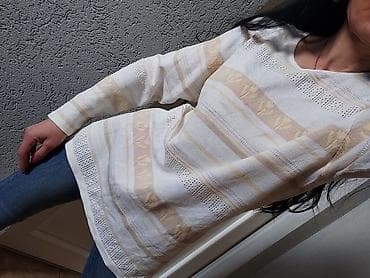 Personal Items: Dzemper tunika C&A, belo nude oker, S/M at lalafo.rs — 2 Personal Items: Dzemper tunika C&A, belo nude oker, S/M — 2