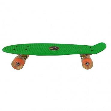 Penny board/mini krstarka – zelena daska sa narandžastim točkićima - na lalafo.rs Penny board/mini krstarka – zelena daska sa narandžastim točkićima -