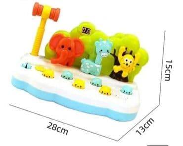 Interaktivna igra Whac‑A‑Mole sa čekićem – džungla motiv - Šarena na lalafo.rs Interaktivna igra Whac‑A‑Mole sa čekićem – džungla motiv - Šarena