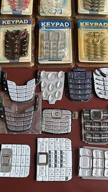 Veliki lot tastera/dugmića (keypad) za stare mobilne telefone - na lalafo.rs — 7 Veliki lot tastera/dugmića (keypad) za stare mobilne telefone - — 7