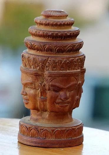 Antiques: Drvena statua Brahme 4 lica - 18 cm, ručni rad. Drvena statua hindu at lalafo.rs — 3 Antiques: Drvena statua Brahme 4 lica - 18 cm, ručni rad. Drvena statua hindu — 3
