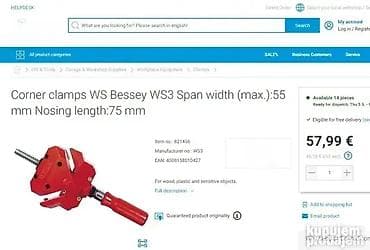 *** AKCIJA *** #0798 Stolarska STEGA_WS3 BESSEY; Automatsko na lalafo.rs — 4 *** AKCIJA *** #0798 Stolarska STEGA_WS3 BESSEY; Automatsko — 4