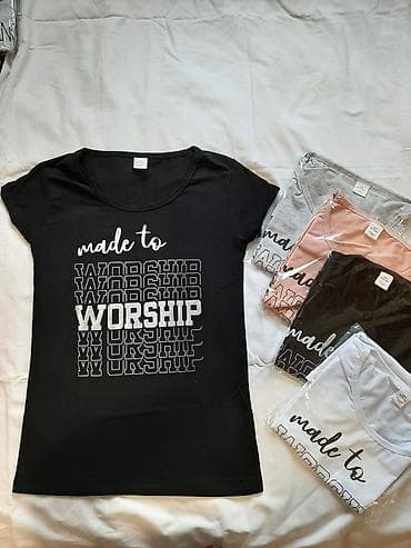 Ženske majice sa printom – više modela i boja Uni velicina odgovara za na lalafo.rs — 2 Ženske majice sa printom – više modela i boja Uni velicina odgovara za — 2