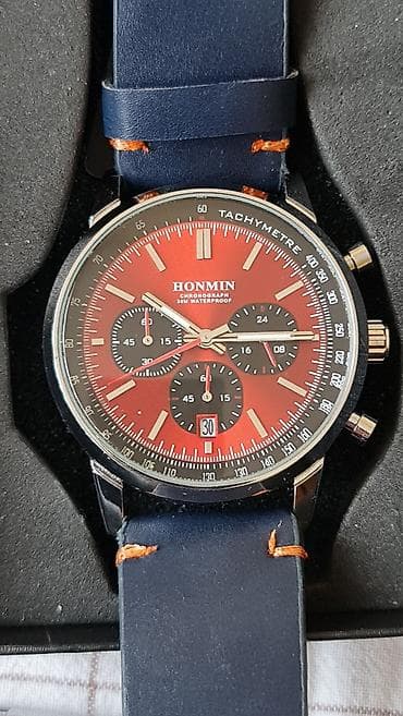 Set muških ručnih satova – 5 komada 1) HONMIN hronograf - Kućište na lalafo.rs — 3 Set muških ručnih satova – 5 komada 1) HONMIN hronograf - Kućište — 3