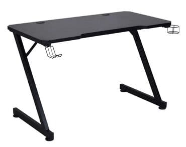Gejming radni sto – crni, sa Z-nogama - Prostrana radna površina na lalafo.rs Gejming radni sto – crni, sa Z-nogama - Prostrana radna površina