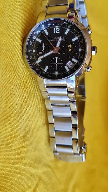 UHR-KRAFT hronograf sat – 10 ATM - Kućište i narukvica od nerđajućeg na lalafo.rs — 4 UHR-KRAFT hronograf sat – 10 ATM - Kućište i narukvica od nerđajućeg — 4