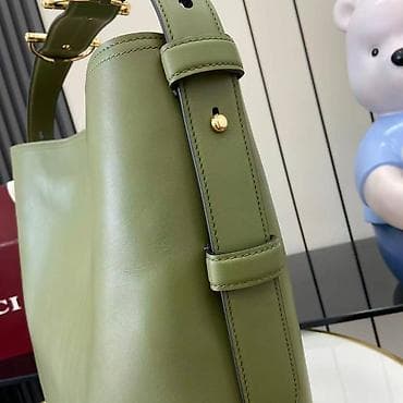 Gucci kožna torba – maslinasto zelena, veliki shopper/hobo model - at lalafo.rs — 2 Gucci kožna torba – maslinasto zelena, veliki shopper/hobo model - — 2