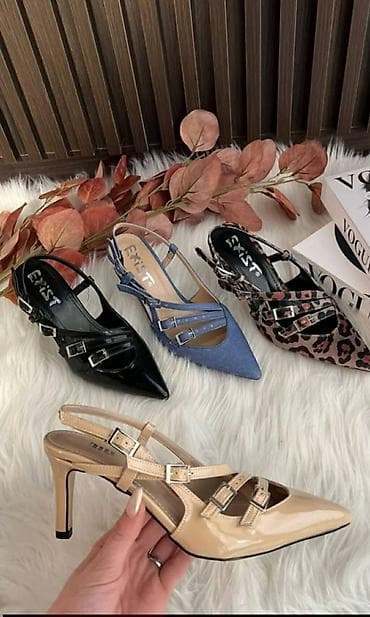 Ženske slingback salonke sa špicastim vrhom i tankom visokom štiklom na lalafo.rs — 2 Ženske slingback salonke sa špicastim vrhom i tankom visokom štiklom — 2