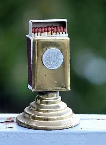 Extra rare Vintage držač kutije šibica 10 groschen. Vrlo redak, stari na lalafo.rs — 1 Extra rare Vintage držač kutije šibica 10 groschen. Vrlo redak, stari — 1