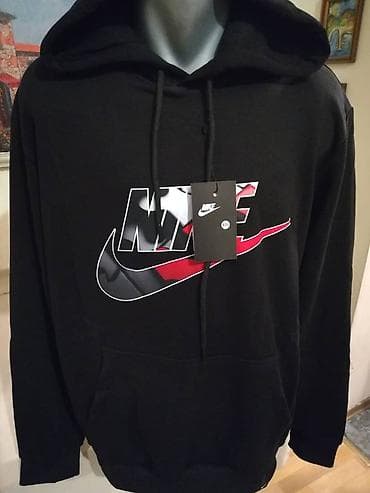 Novi muski markirani duks sa kapuljacom Nike Crni 2XL. Turski. Odlican na lalafo.rs — 5 Novi muski markirani duks sa kapuljacom Nike Crni 2XL. Turski. Odlican — 5
