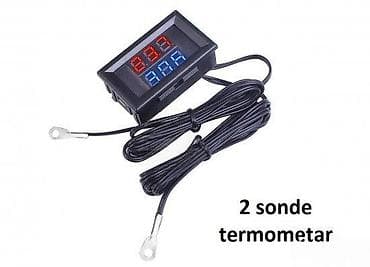 Digitalni termometar sa 2 sonde - Dve nezavisne temperaturne sonde sa na lalafo.rs Digitalni termometar sa 2 sonde - Dve nezavisne temperaturne sonde sa