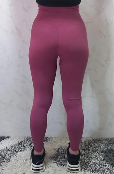 cista koza broj: Ženske sportske helanke – visoki struk, bešavne - Boja: ciklama/roze na lalafo.rs — 6 cista koza broj: Ženske sportske helanke – visoki struk, bešavne - Boja: ciklama/roze — 6