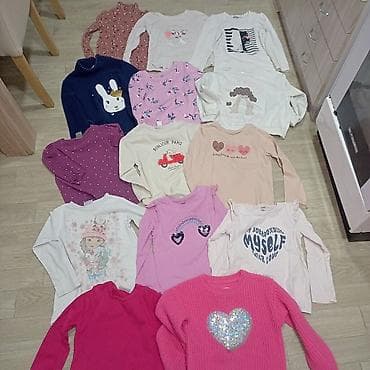 Paket dečije garderobe za devojčicu – majice/duks/pulover + na lalafo.rs Paket dečije garderobe za devojčicu – majice/duks/pulover +