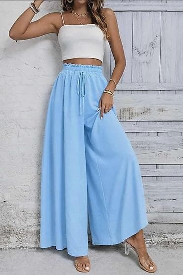 bermude teksas br: Ženske široke pantalone sa visokim strukom Od S do 4XL - Kroj: veoma na lalafo.rs — 3 bermude teksas br: Ženske široke pantalone sa visokim strukom Od S do 4XL - Kroj: veoma — 3