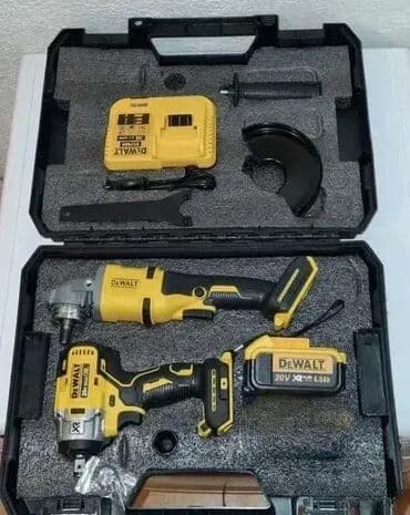 Setovi akumulatorskog alata: AKU brusilica i odvijač Dewalt 2u1 🔋 Napajanje i baterije Dolazi sa na lalafo.rs Setovi akumulatorskog alata: AKU brusilica i odvijač Dewalt 2u1 🔋 Napajanje i baterije Dolazi sa