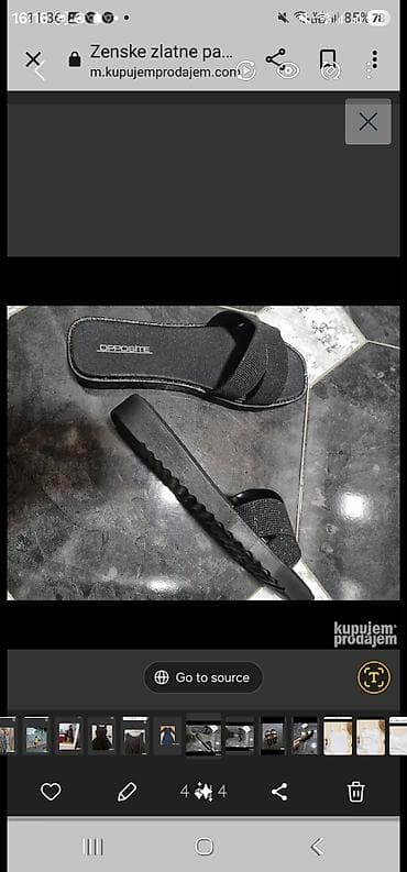 Papuče 38, bоја - Crna na lalafo.rs — 2 Papuče 38, bоја - Crna — 2