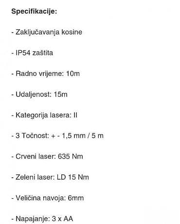 Laser Rangefinders: Straus laserski aparat sa postoljem Ovaj uređaj je dizajniran za at lalafo.rs — 2 Laser Rangefinders: Straus laserski aparat sa postoljem Ovaj uređaj je dizajniran za — 2