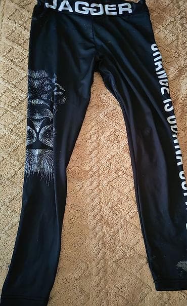 Jagger helanke – veličina S - Tamno sive sportske helanke sa širokim na lalafo.rs — 2 Jagger helanke – veličina S - Tamno sive sportske helanke sa širokim — 2