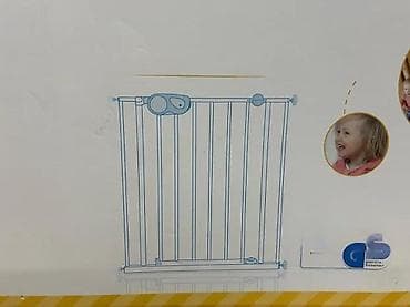 Kids' furniture: Sigurnosna pregrada za decu – metalna, samostojeća - Namenjena at lalafo.rs — 2 Kids' furniture: Sigurnosna pregrada za decu – metalna, samostojeća - Namenjena — 2