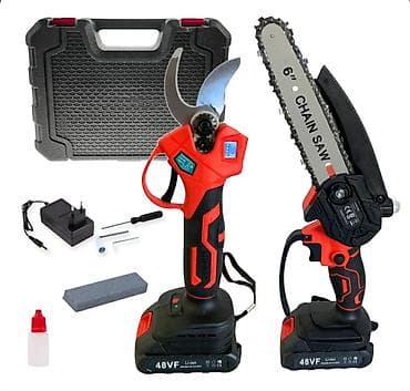 Akumulatorski set za orezivanje – mini lančana testera 6" + električne na lalafo.rs Akumulatorski set za orezivanje – mini lančana testera 6" + električne