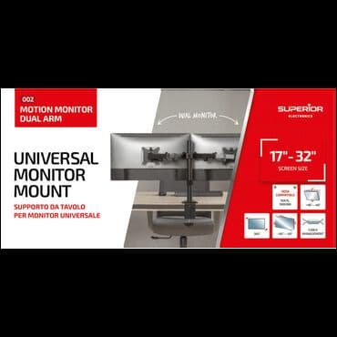 Stoni nosač za dva LCD monitora. Lagan i jak za težinu do 9kg na lalafo.rs Stoni nosač za dva LCD monitora. Lagan i jak za težinu do 9kg