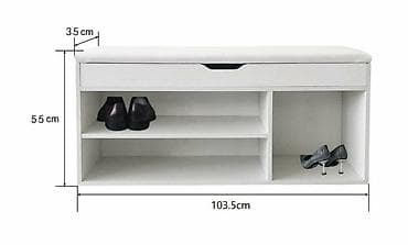 I. 12. Drvena klupica ormaric - 9500 din Prostrana klupa za cipele na lalafo.rs — 2 I. 12. Drvena klupica ormaric - 9500 din Prostrana klupa za cipele — 2