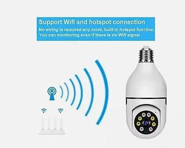 WiFi pametna sigurnosna kamera u obliku sijaličnog grla (E27) - na lalafo.rs WiFi pametna sigurnosna kamera u obliku sijaličnog grla (E27) -