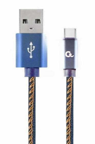 Mobile Phones & Accessories: Cablexpert Premium Denim USB-A na USB-C kabl – 1 m - Tip konektora at lalafo.rs — 3 Mobile Phones & Accessories: Cablexpert Premium Denim USB-A na USB-C kabl – 1 m - Tip konektora — 3