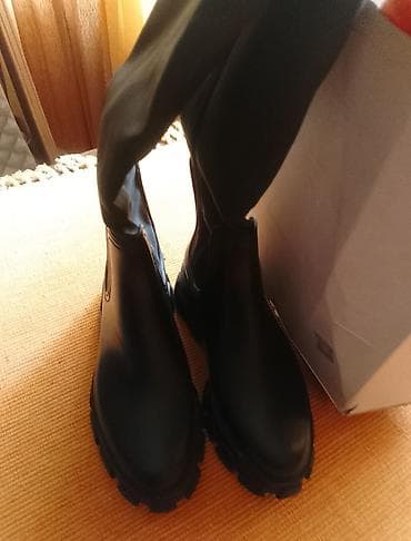 High boots, 40.5, color - Black at lalafo.rs — 1 High boots, 40.5, color - Black — 1